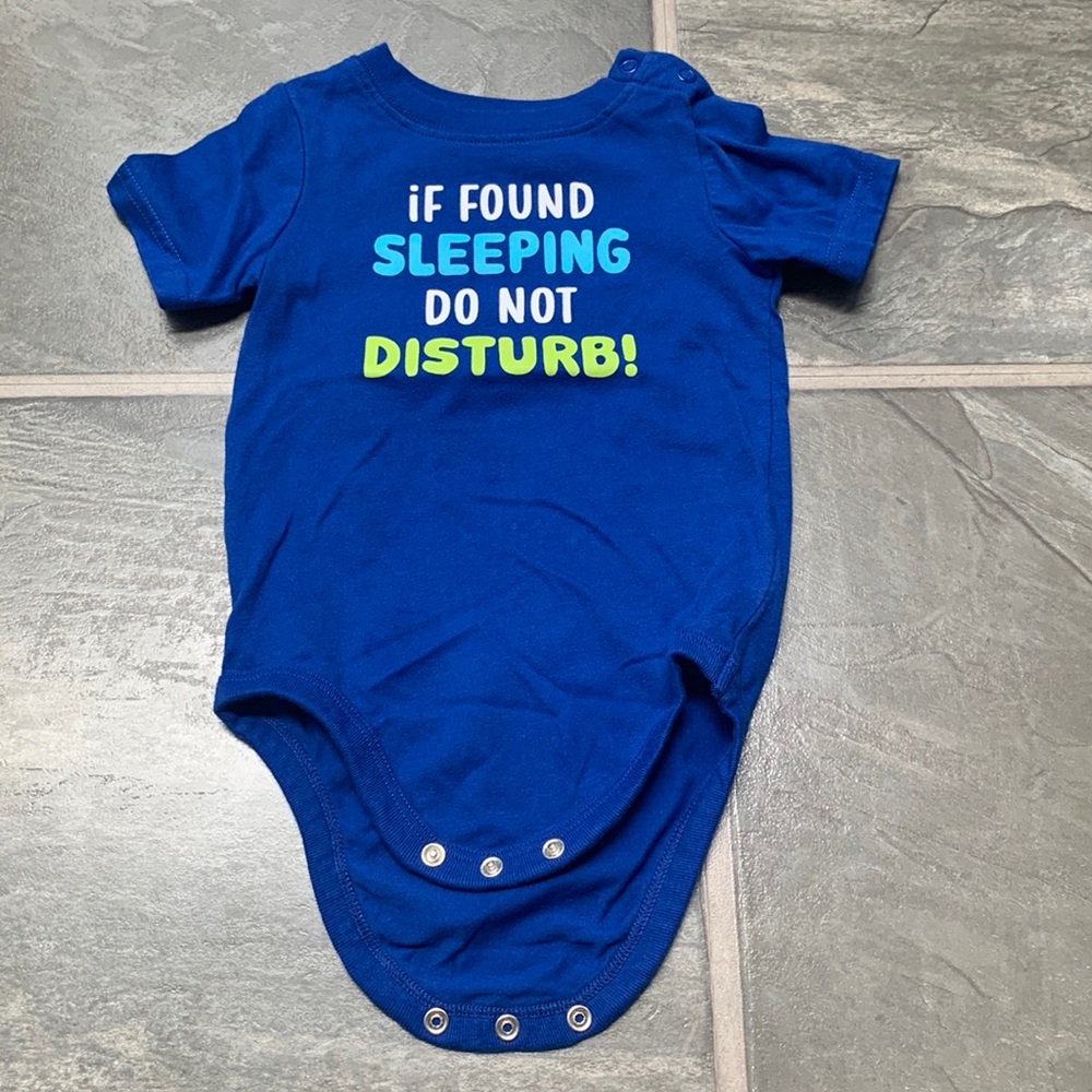 18M Garanimals Blue Tee Onesie baby